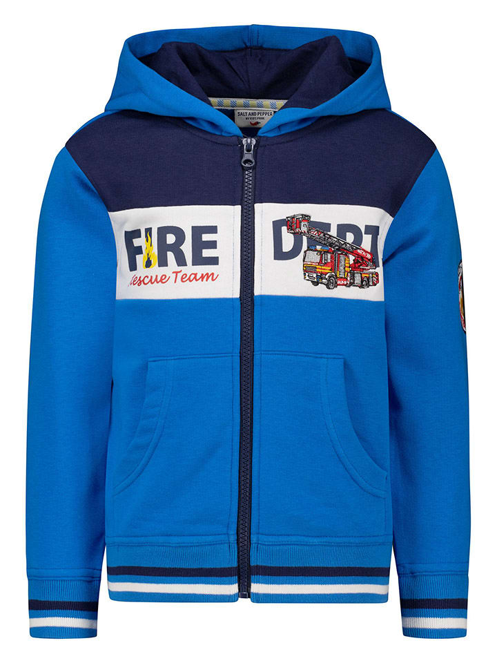 Salt and Pepper Sweatjacke in Blau günstig kaufen