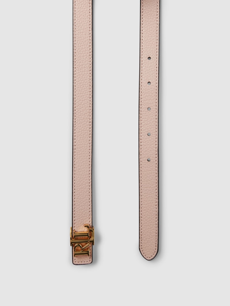 Gürtel mit Label-Detail in rosé