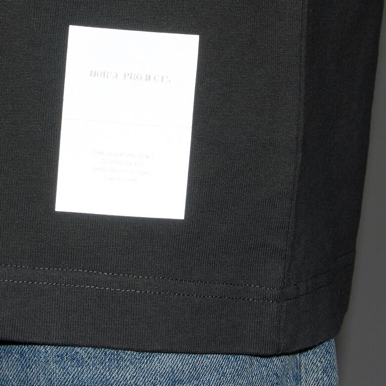 Norse Projects Holger Relaxed Organic Heavy Tab Series LS T-Shirt grau