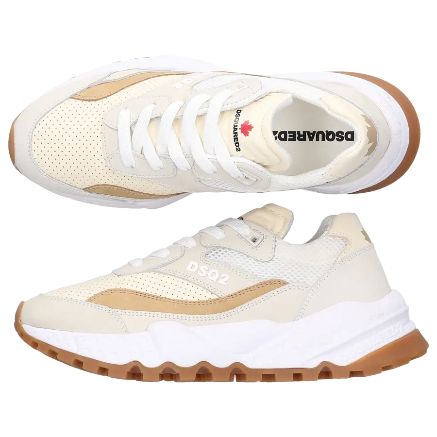 Dsquared2 - Sneaker low FREE Kalbsleder - beige