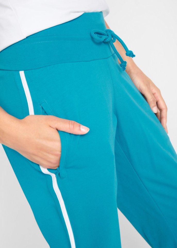Jogginghose aus Baumwolle (2er Pack), Capri-Länge