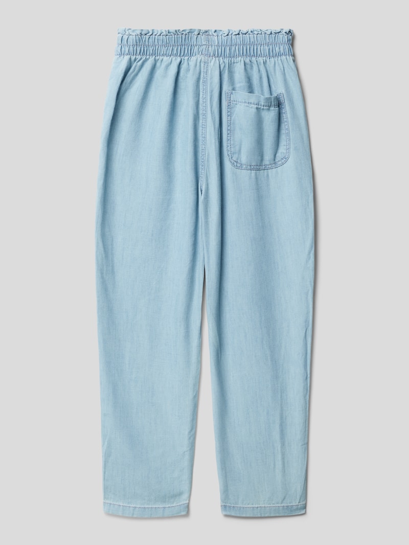 Jeans mit elastischem Bund in jeans
