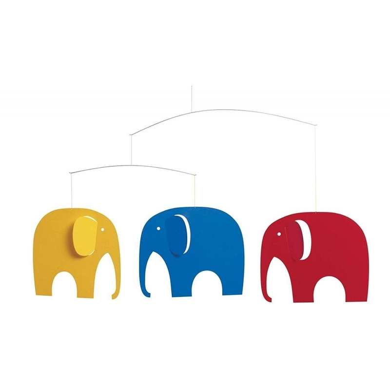 Mobile Elephant Party multicolore