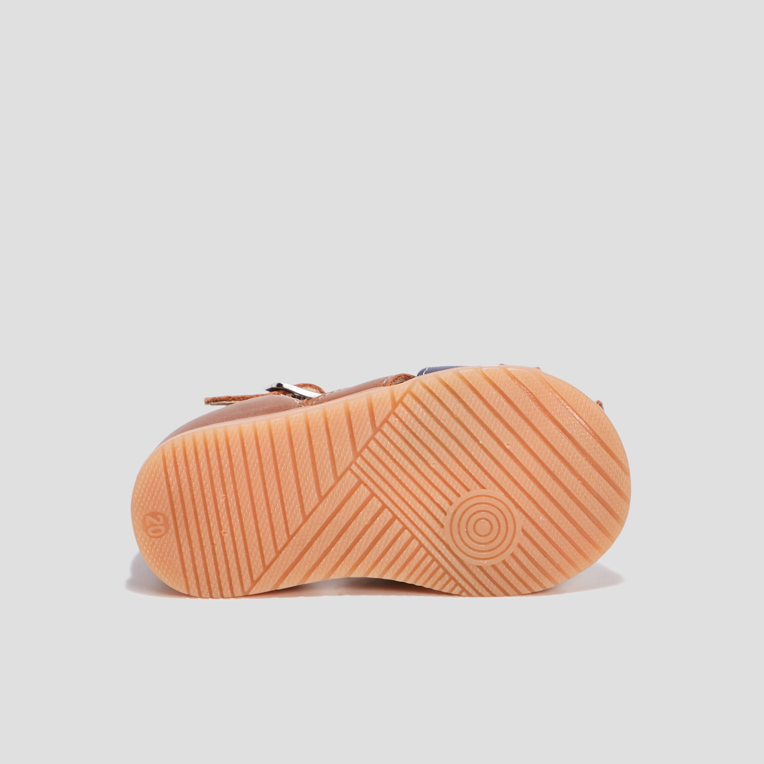 Sandales en cuir camel bébé garçon | La Halle