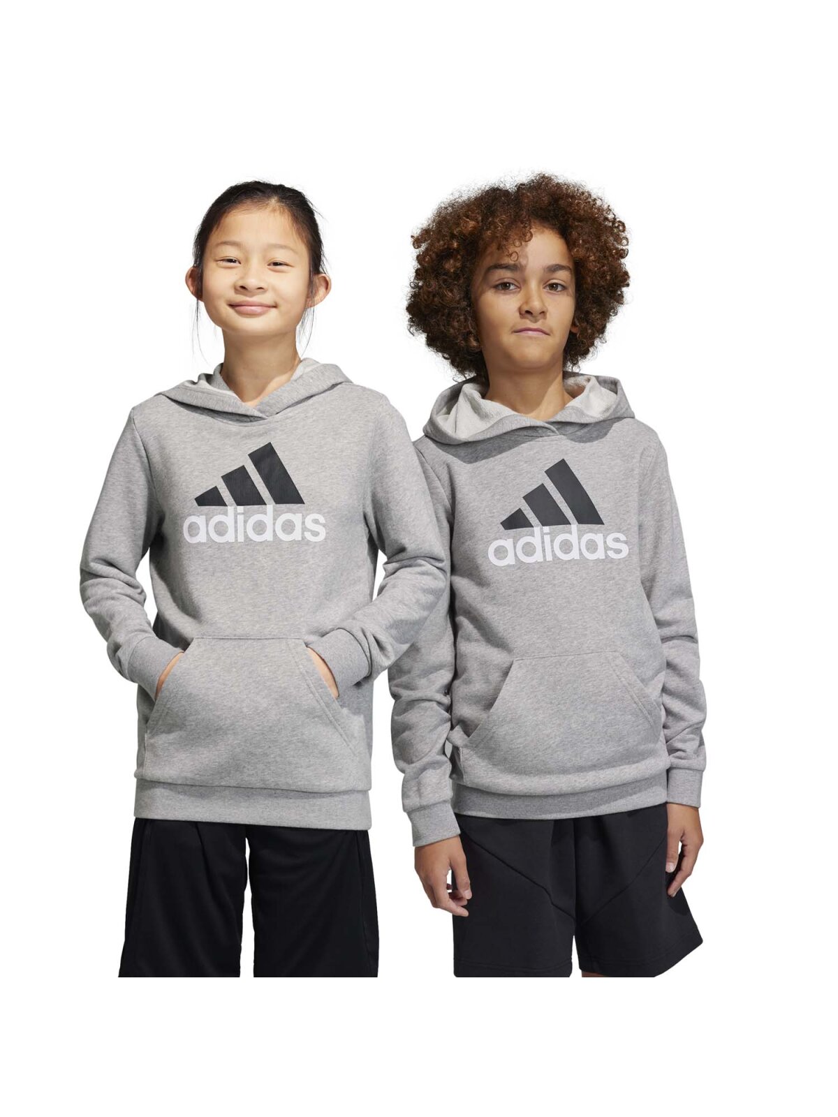 Adidas Essentials Hoodie Kinder grau