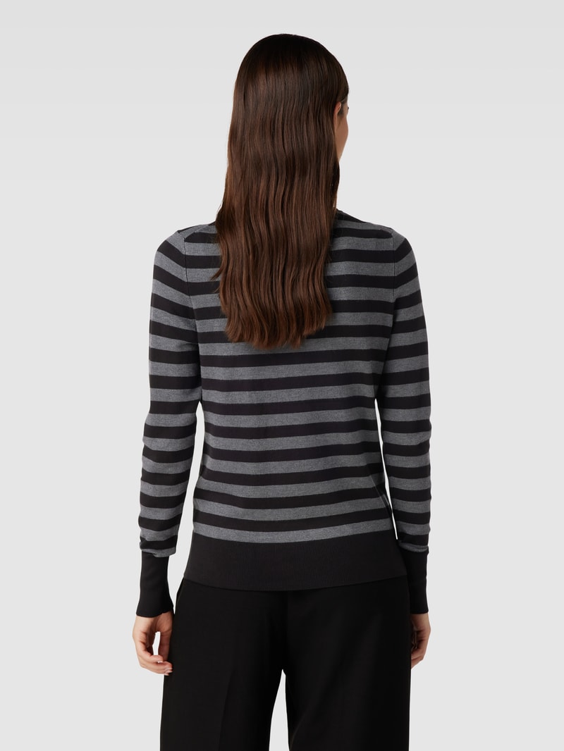 Longsleeve mit Rollkragen in schwarz