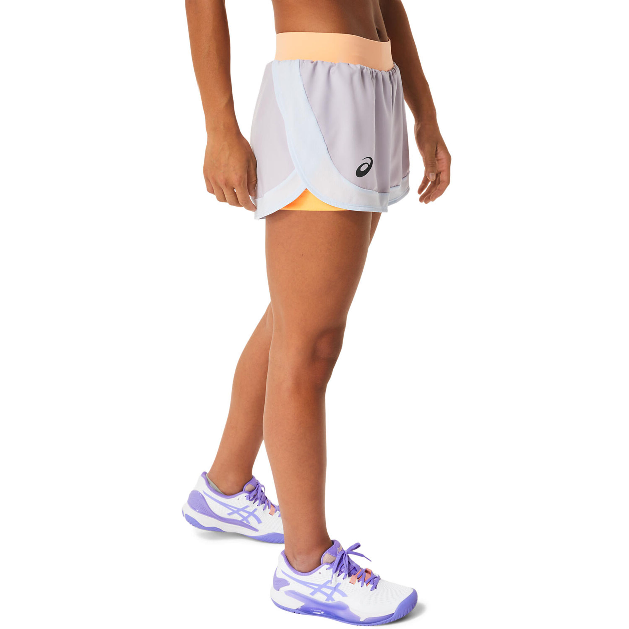 Match Shorts Damen - Lila, Orange