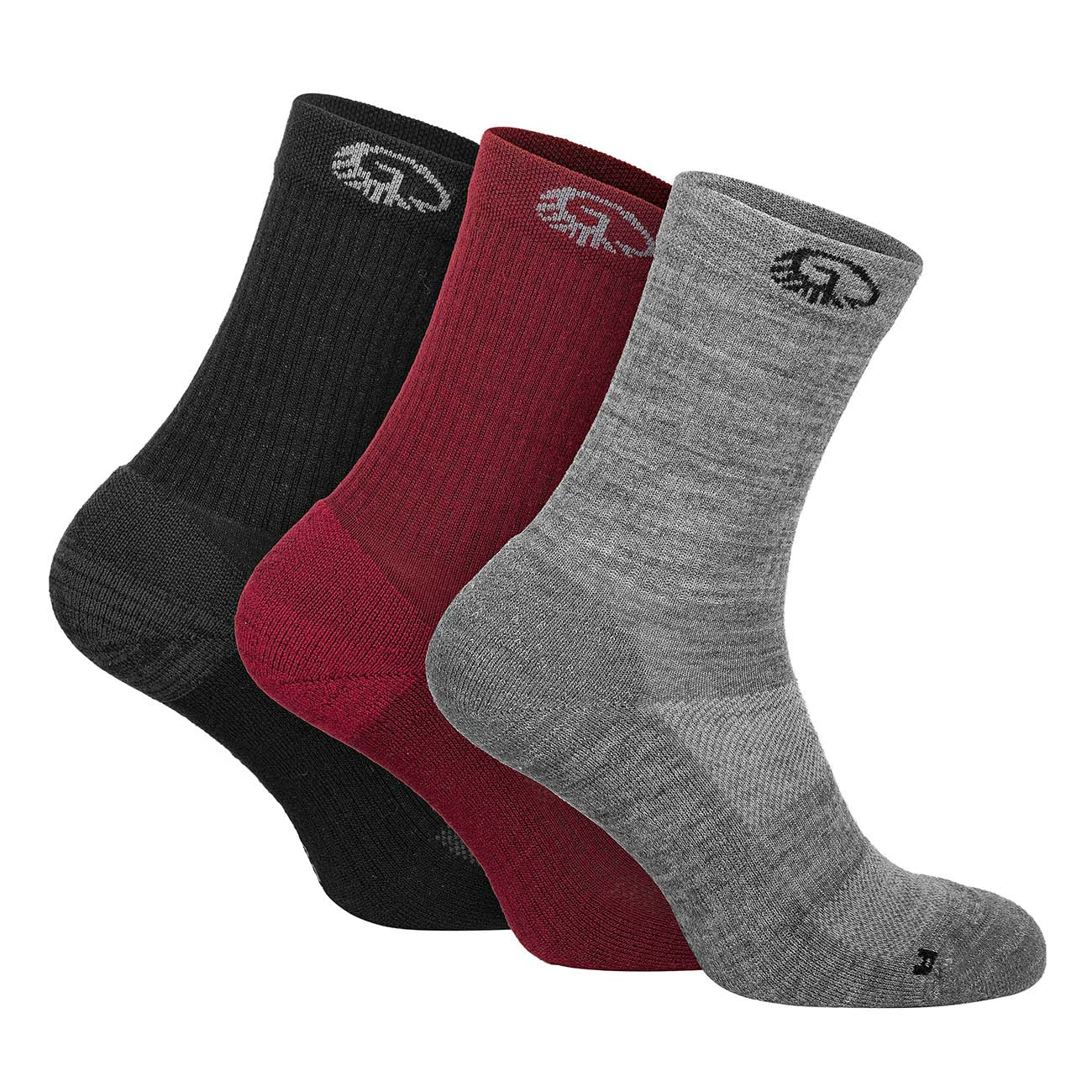 Merino Trekkingsocken 3er-Pack