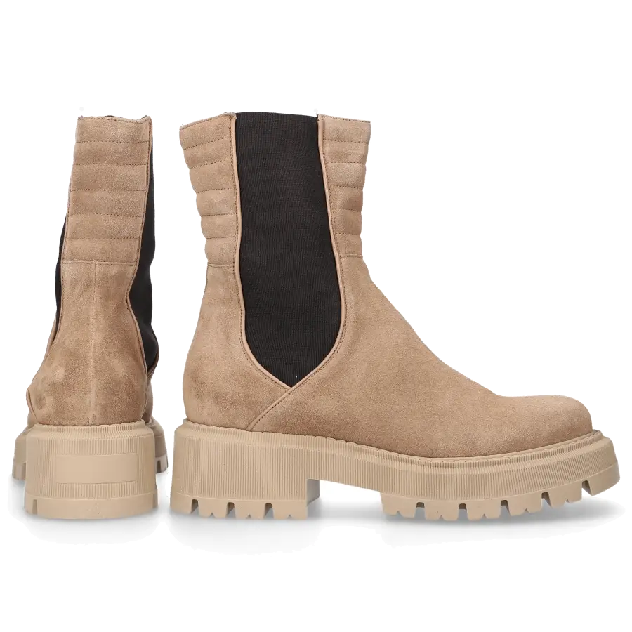 EN AVANT - Chelsea Boots 0537 Kalbsleder - beige