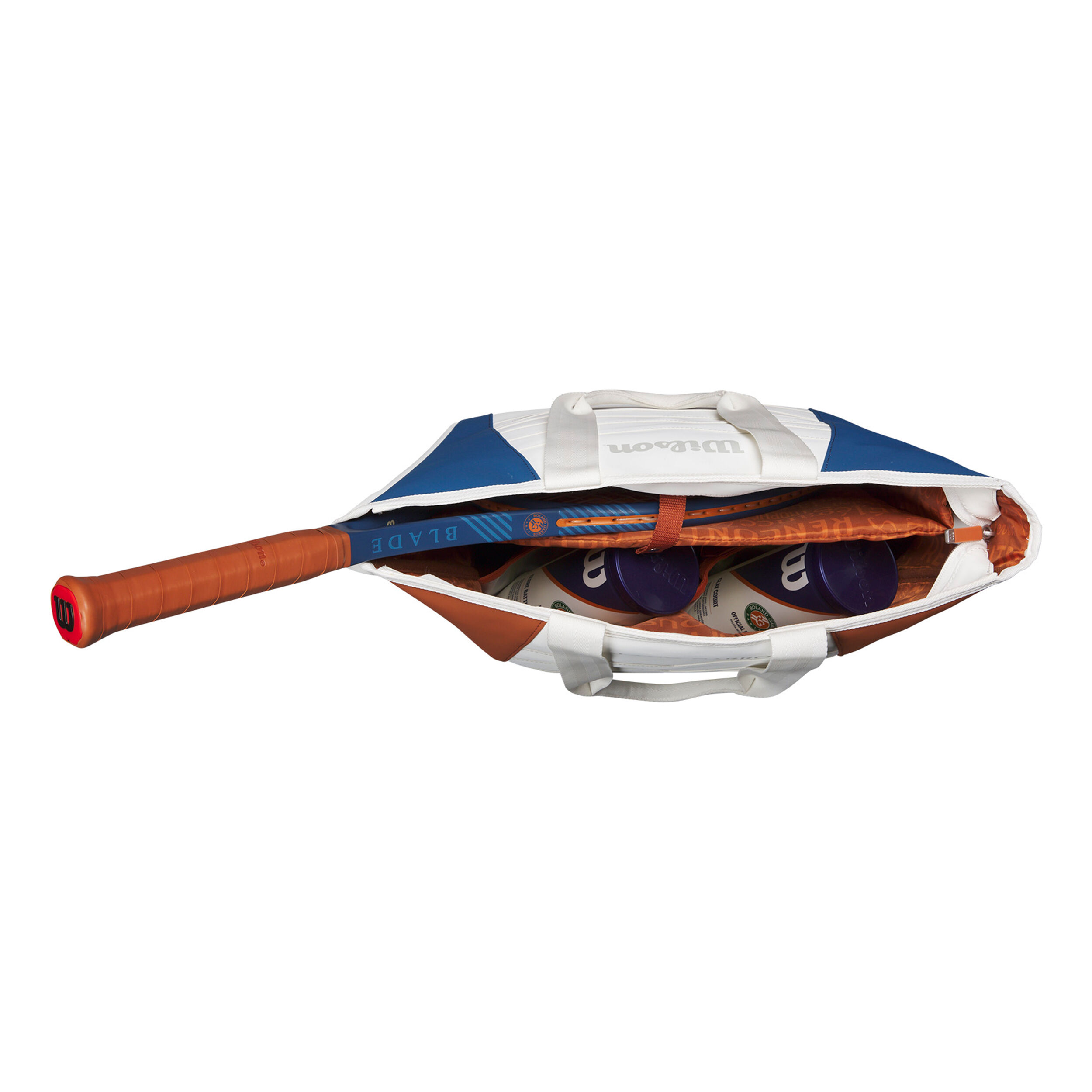 Tote Roland Garros Sporttasche - Creme, Bronze