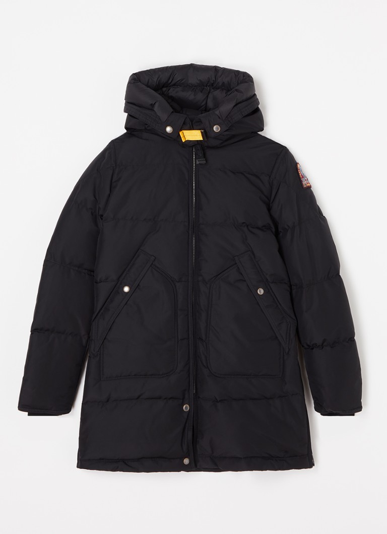 Jachetă Parajumpers Bear cu izolație lungă și glugă detașabilă