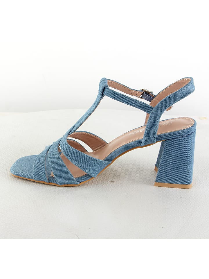 Sixth Sens Sandaletten in Blau günstig kaufen