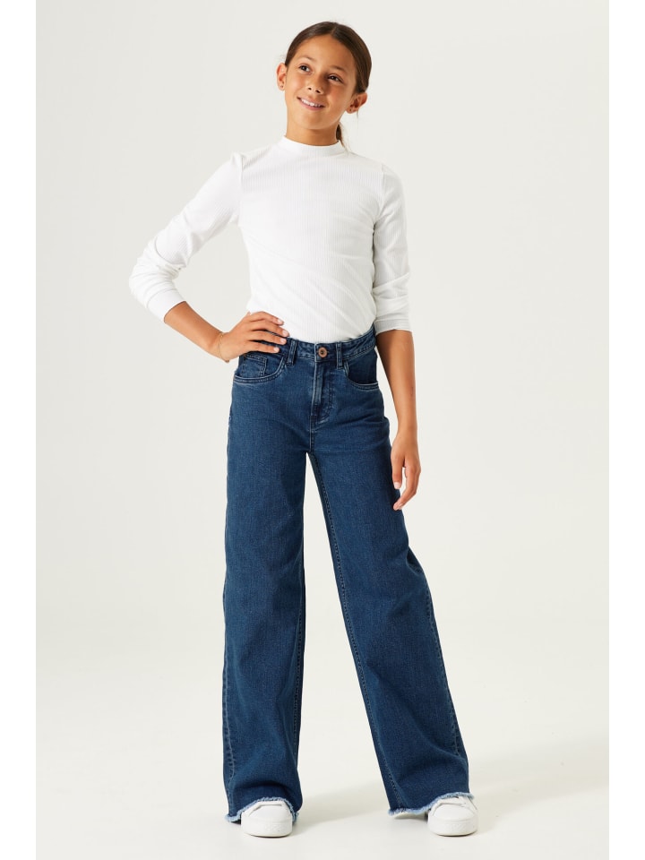 Garcia Wide Leg Pant Jeans Annemay slim fit in dark used günstig kaufen