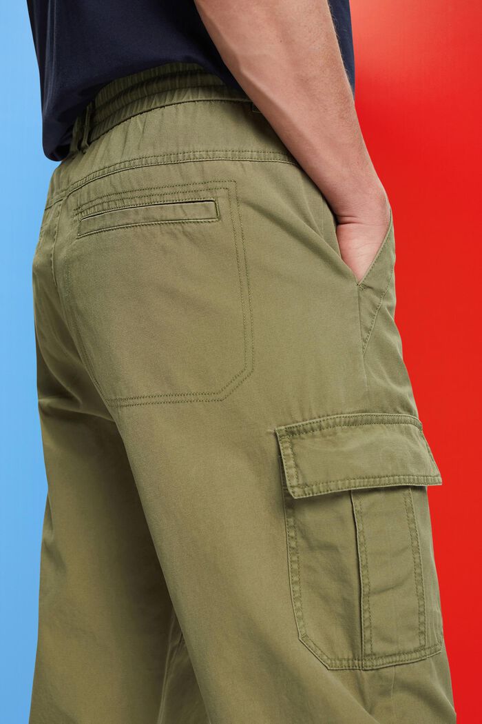 Cargohose aus Baumwolle im Jogger-Stil mit schmal zulaufendem Bein