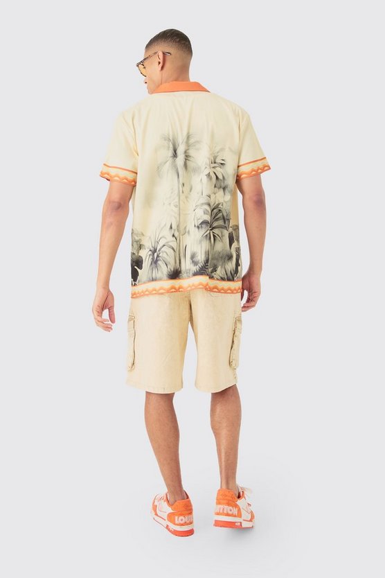 Kurzärmliges Oversize Hemd