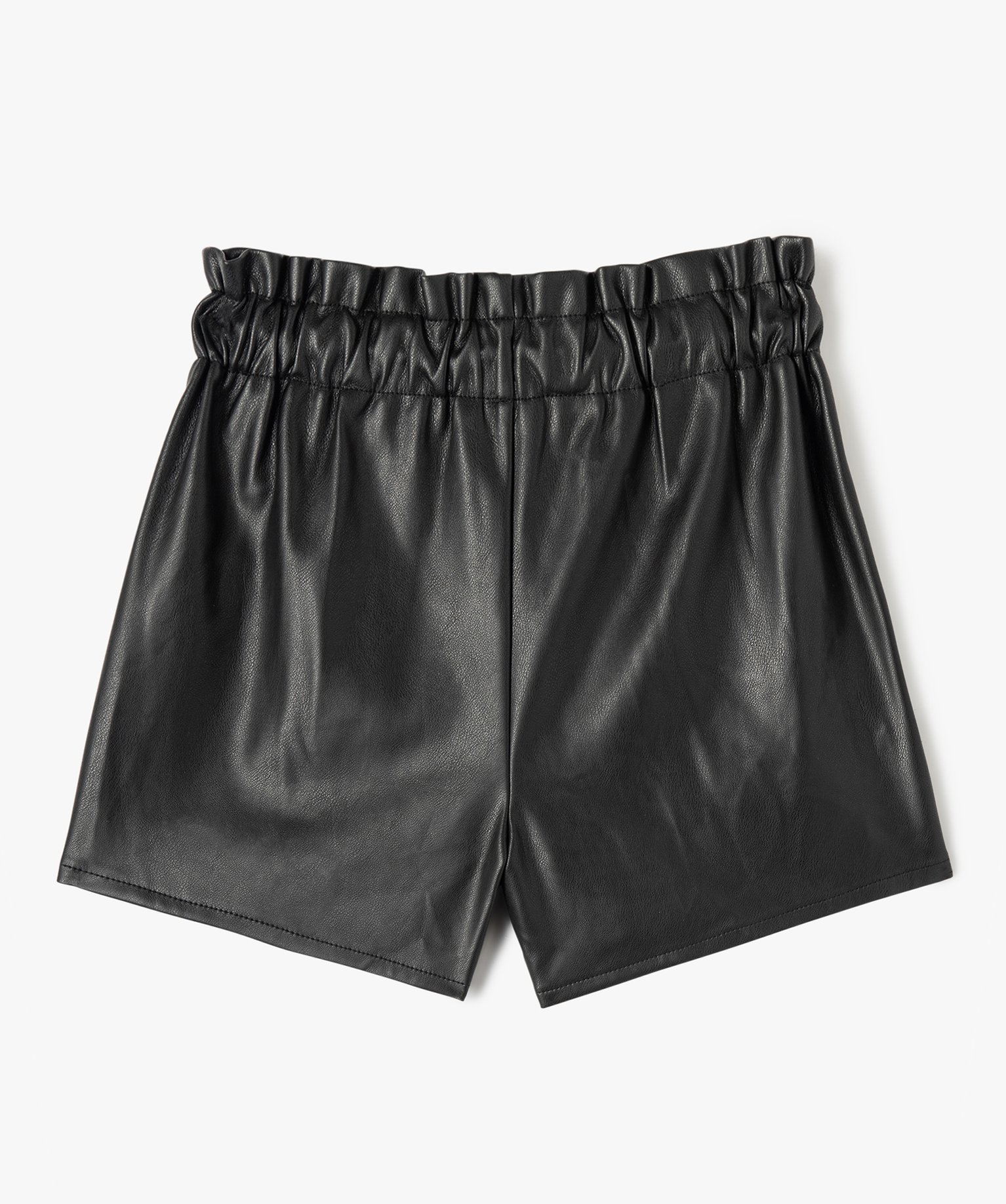 Short fille taille haute esprit rock noir | GEMO