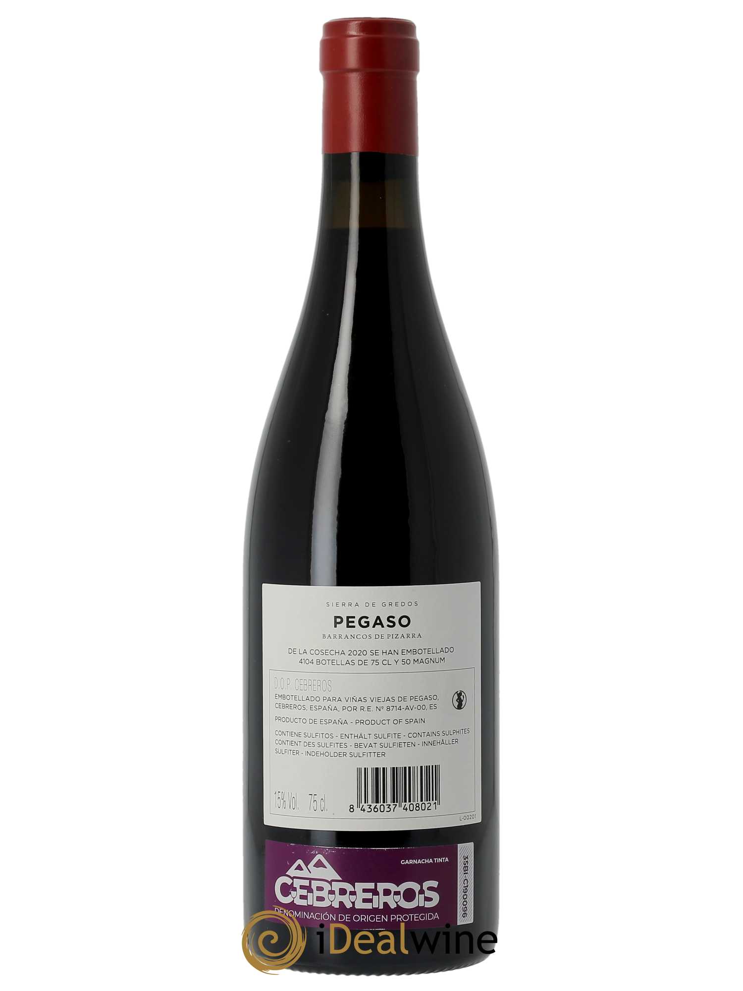 Sierra De Gredos Barrancos de Pizarra Telmo Rodriguez - Pegaso  2020 - Lot de 1 Bouteille