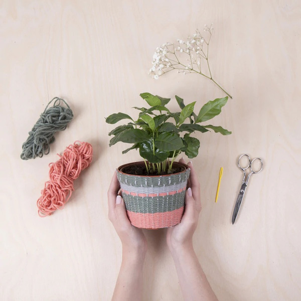 KNIT YOUR OWN PLANTER COVER KIT