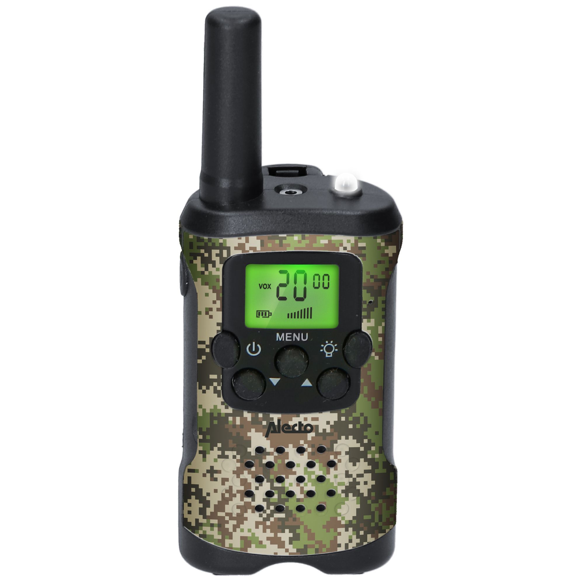 Alecto FR115CAMO Set mit 2 Walkie Talkies