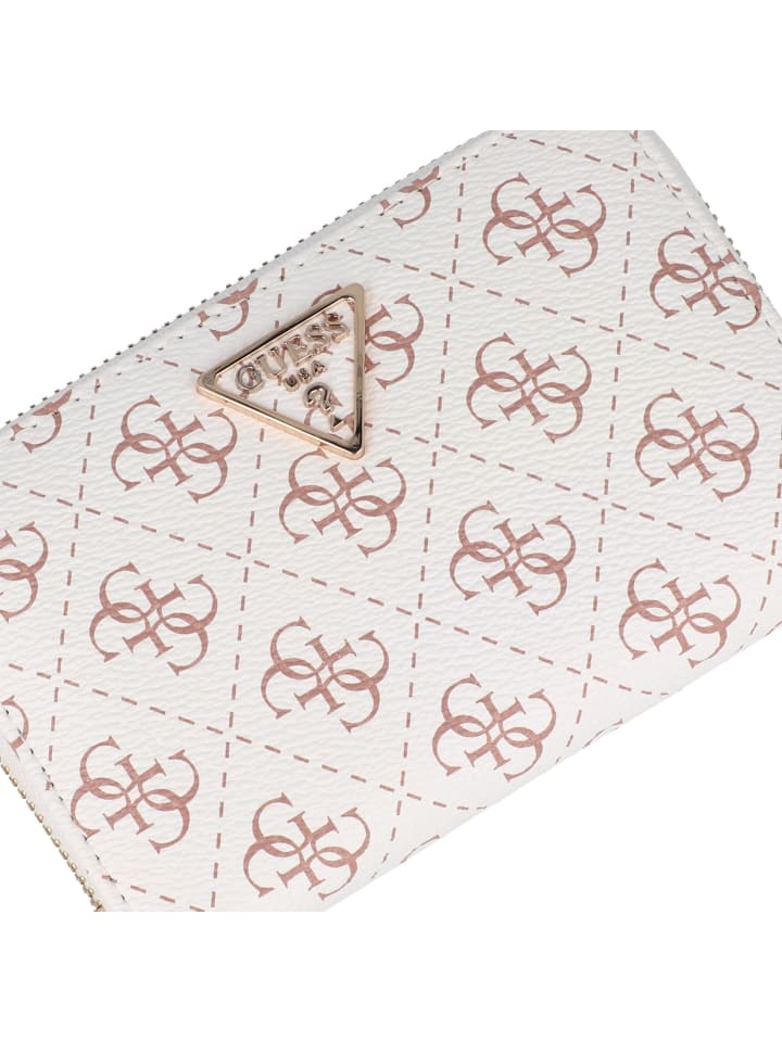 Guess Eco Carly Geldbörse 14 cm in cream logo günstig kaufen onesize