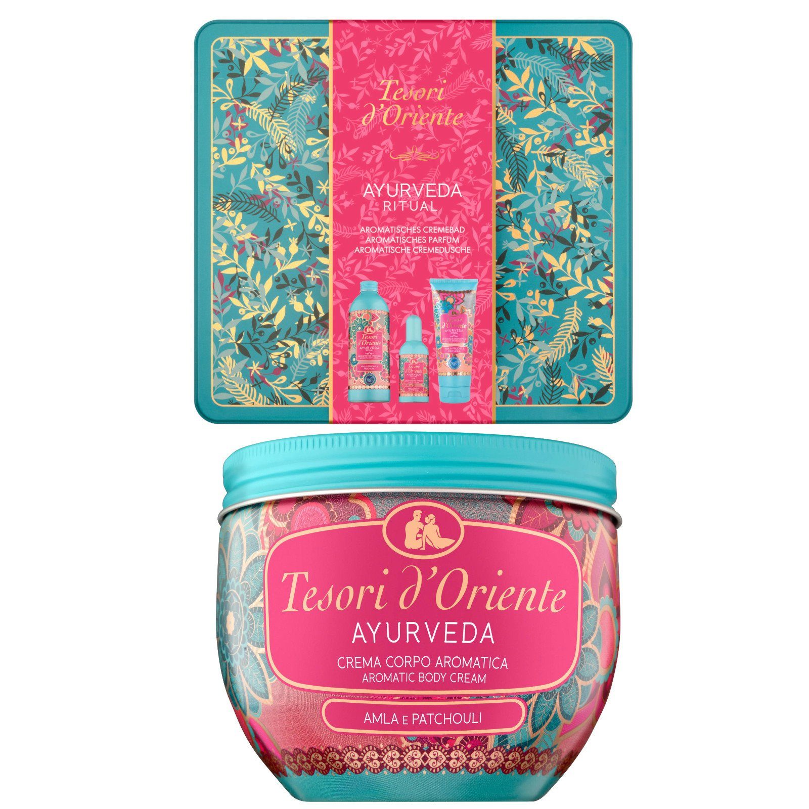 Tesori d´Oriente Pflege-Geschenkset Wellness Ritual Ayurveda für ein anhaltendes Gefühl von Harmonie, 3-tlg.