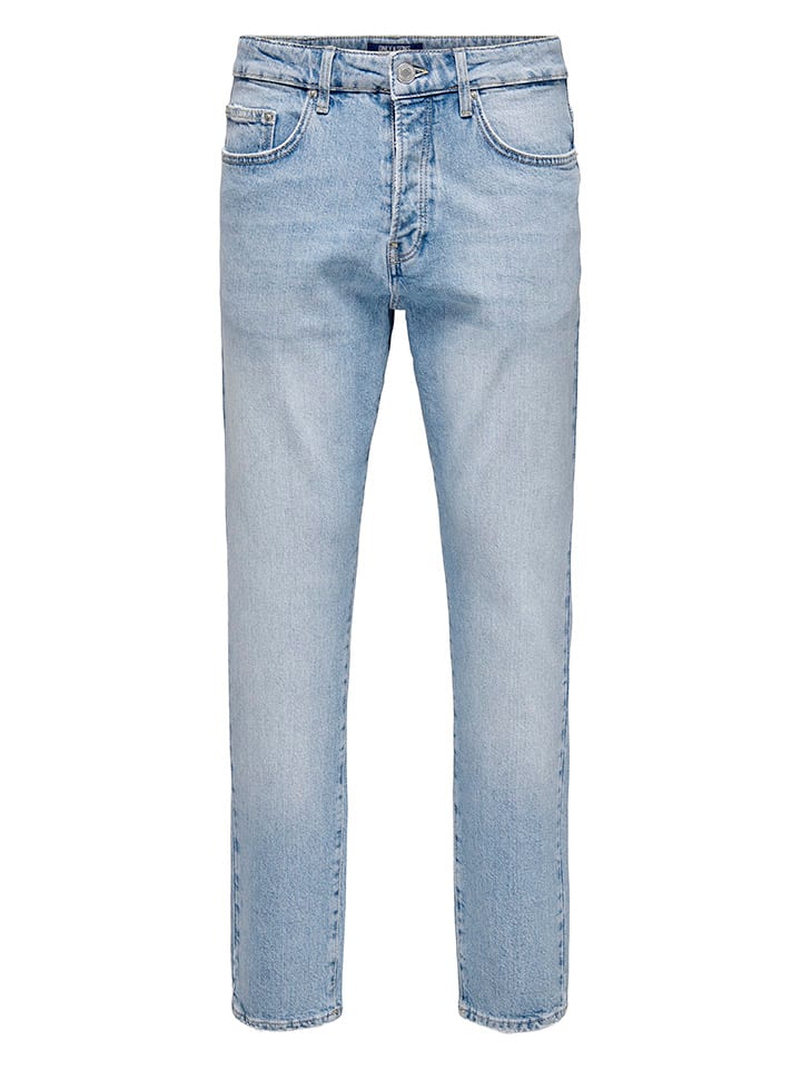 ONLY & SONS Jeans - Tappered fit - in Hellblau günstig kaufen