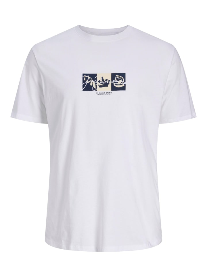 JACK & JONES PLUS T-shirt in Bright White günstig kaufen
