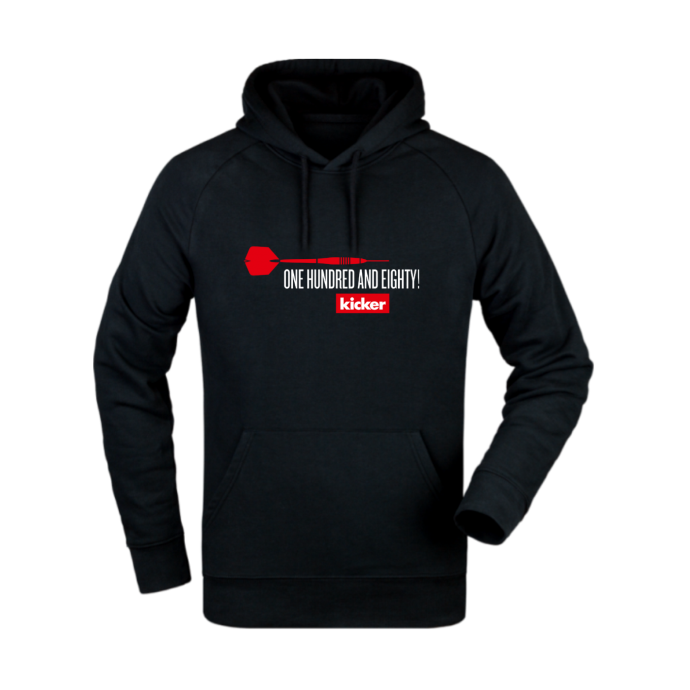 kicker OneHundredAndEighty Hoody Schwarz FC002