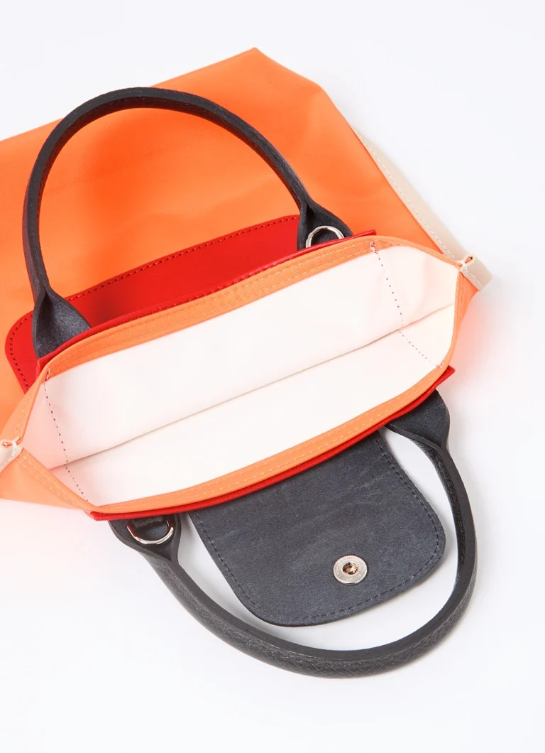 Geantă Longchamp Cabas XS cu detalii din piele
