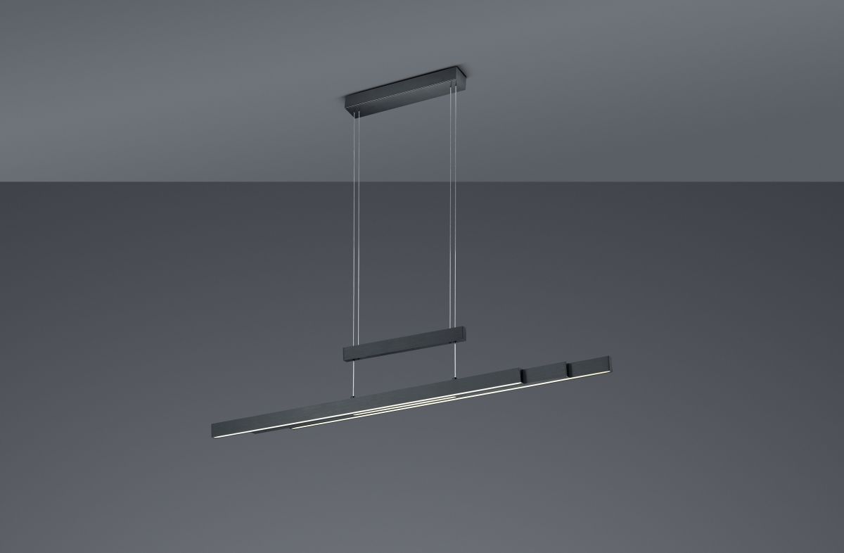 TRIO LED Pendelleuchte Trajan Schwarz