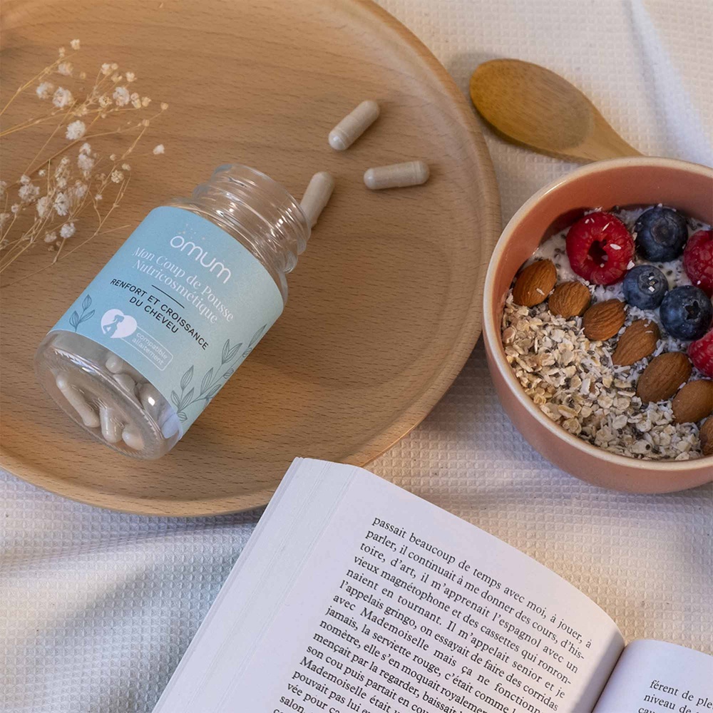 Omum Mon Coup de Pousse Nutricosmétique Complément Alimentaire Croissance Cheveu