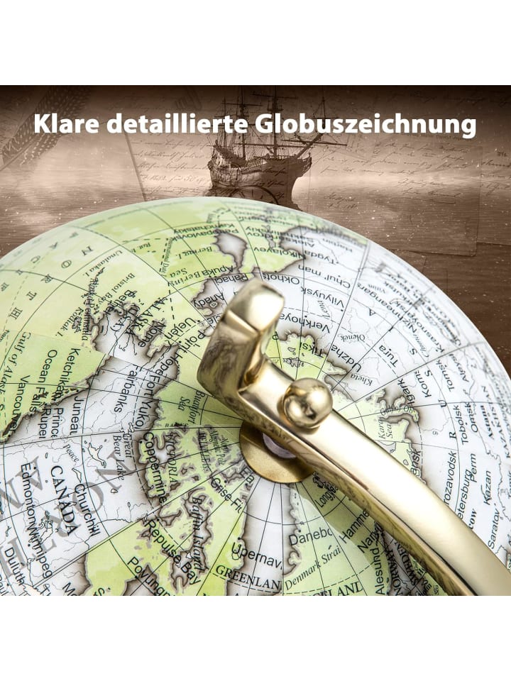 COSTWAY Antiker Globus M in Hellgrün günstig kaufen onesize