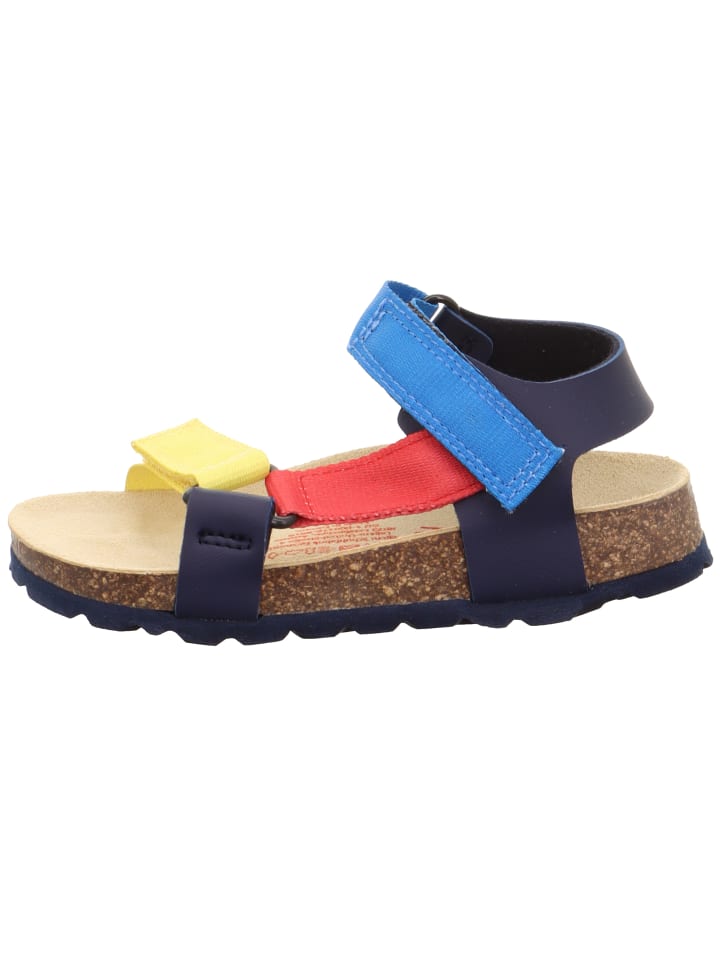 superfit Tieffußbett Sandale FUSSBETTPANTOFFEL in Blau/Mehrfarbig günstig kaufen 35