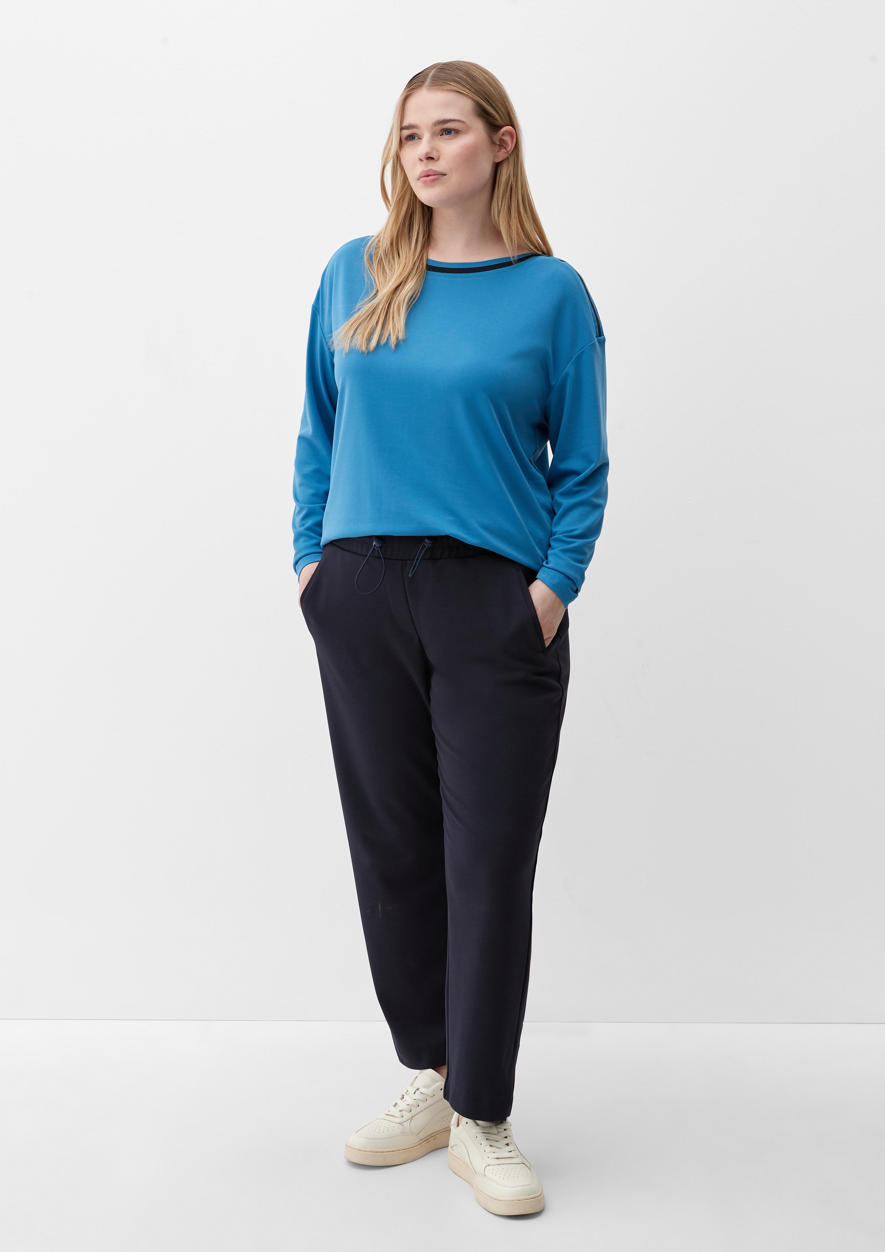 Longsleeve mit U-Boot-Ausschnitt  2129387-5428