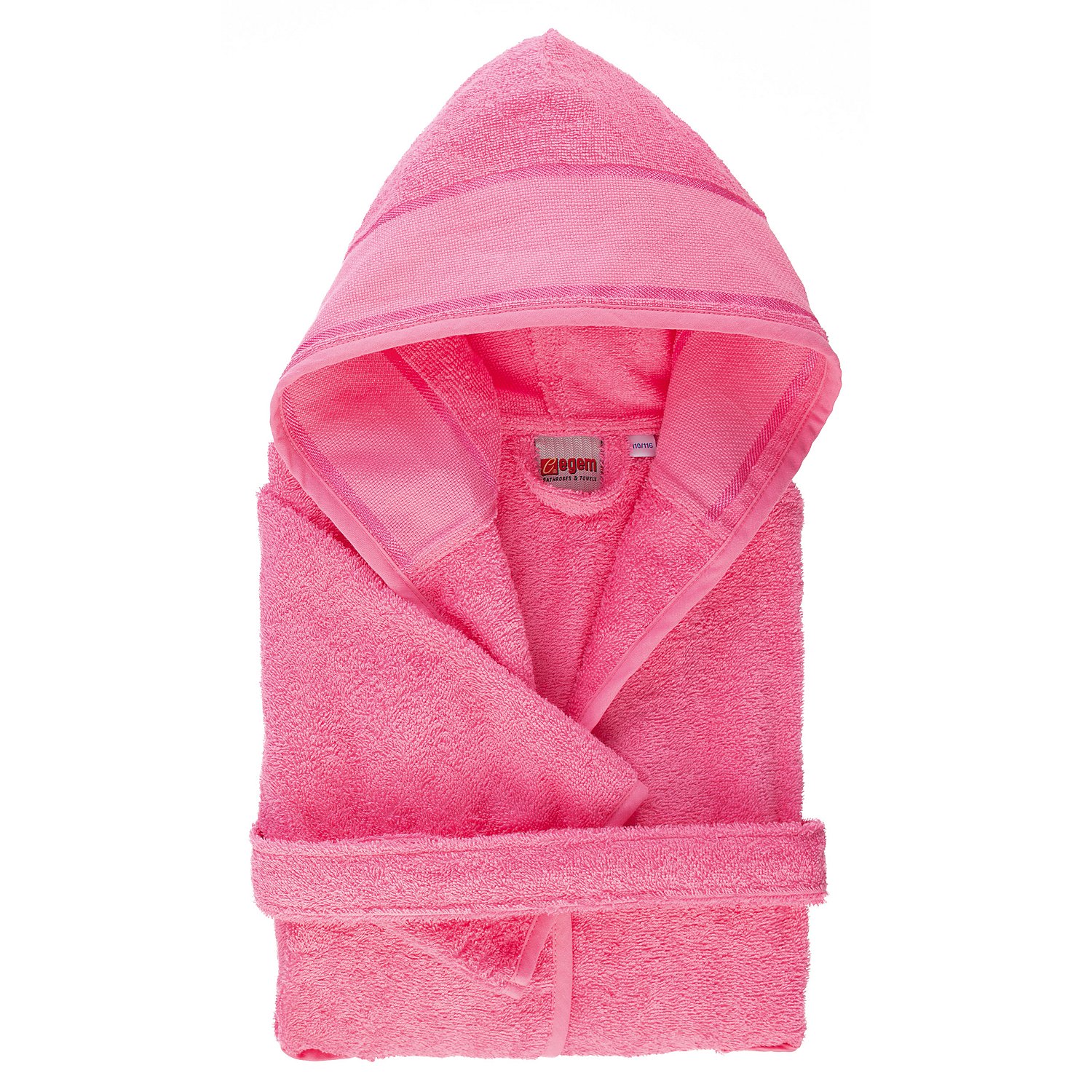 buttinette Kinder-Bademantel, Größe 98/104, rosa