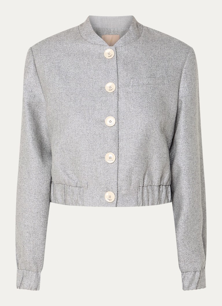 JOSH V  Fabienne jack in wolblend met lurex