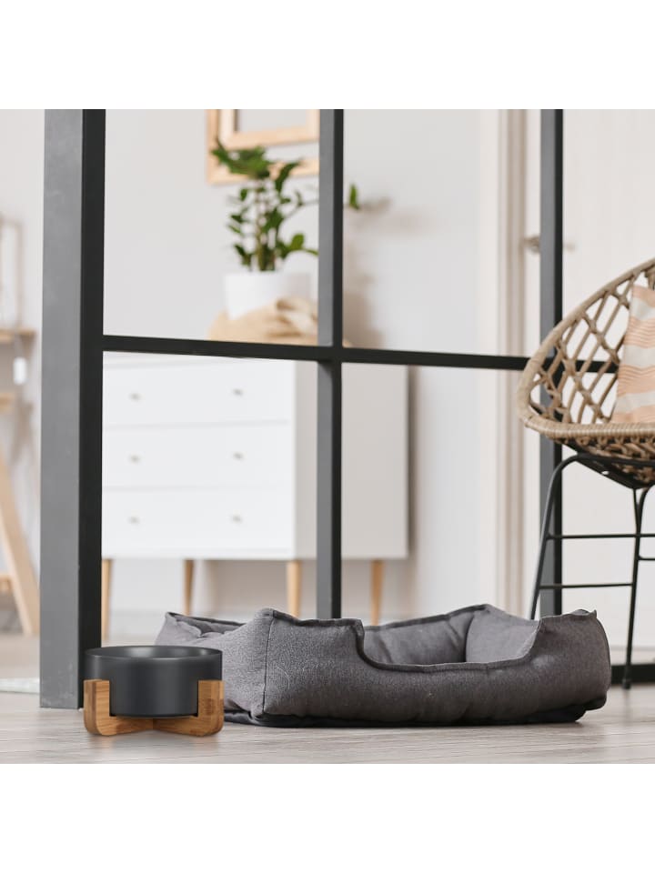 relaxdays Hundenapf in Grau - 850 ml günstig kaufen onesize