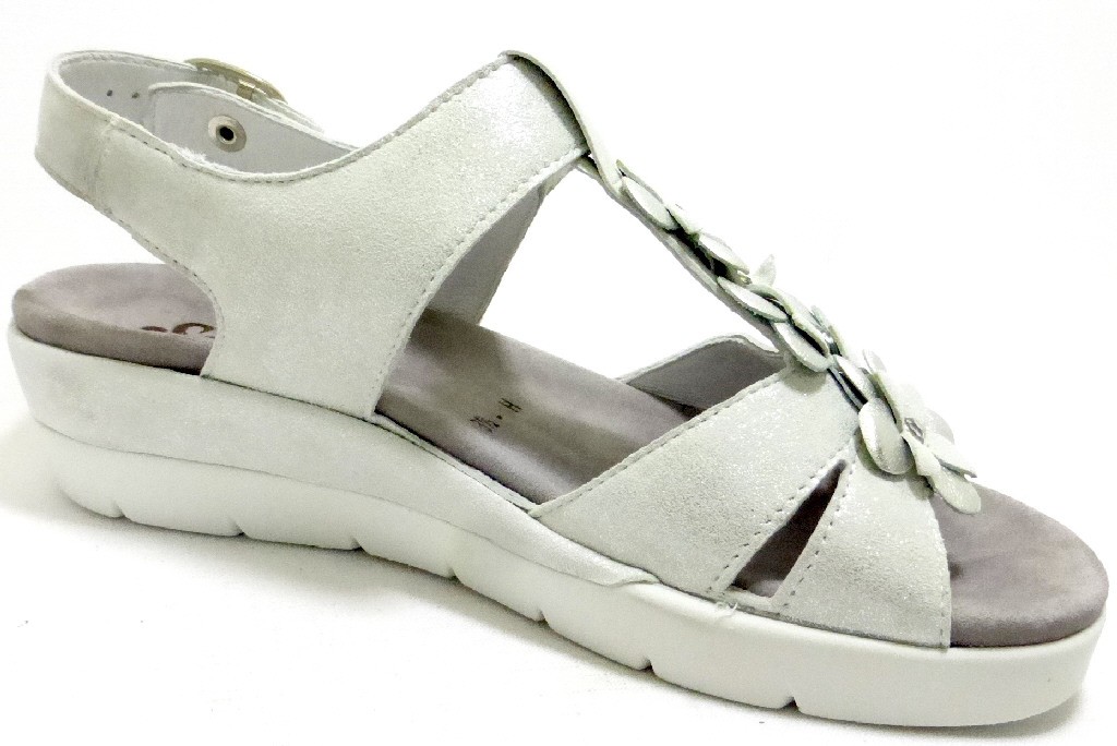 SEMLER Komfort Sandalen weiss