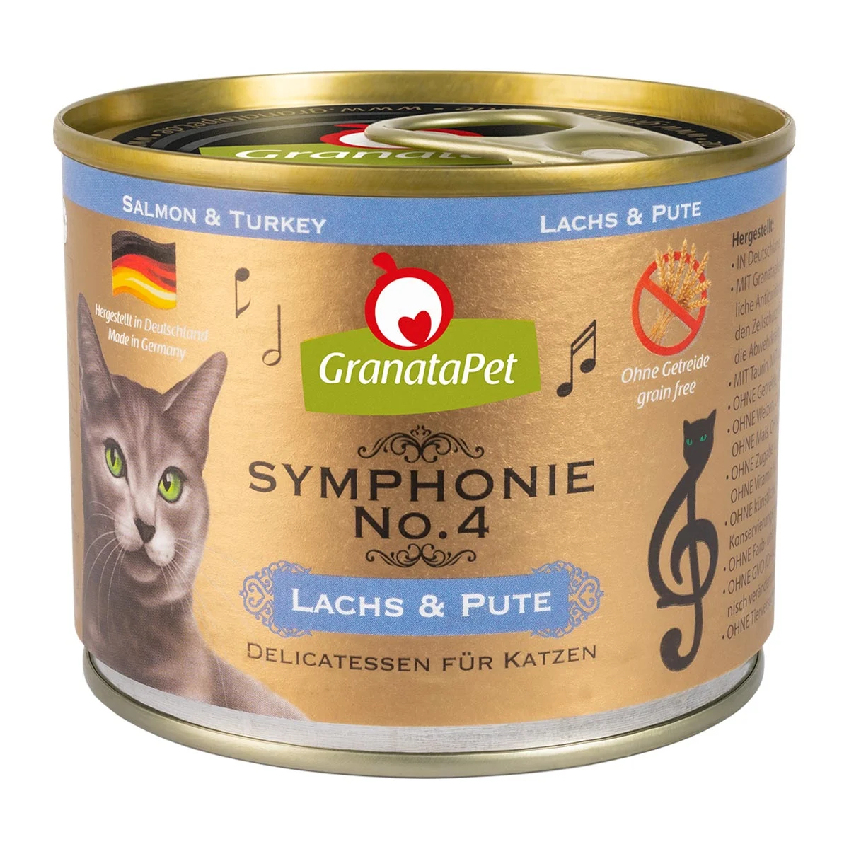 GranataPet Symphonie No. 4 Lachs & Pute 6x200g bei ZooRoyal