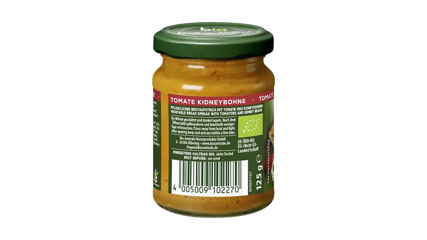 biozentrale Bio Tomate Kidneybohne 125 g