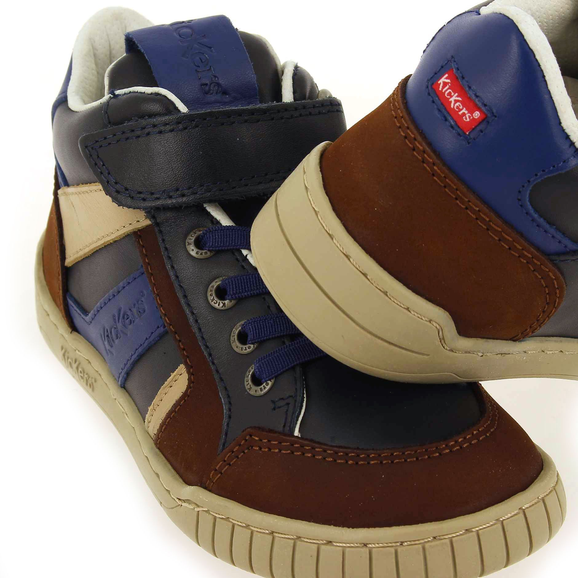 Kickers  WINCKY CDT H22 - Marine Marron
