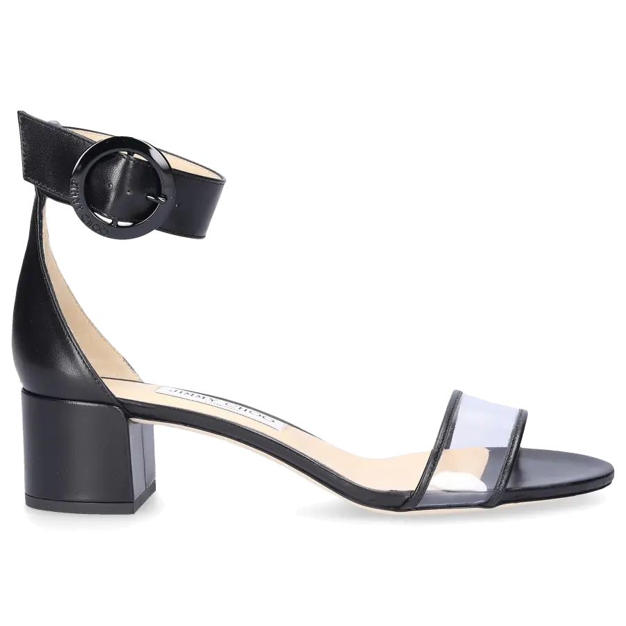 Jimmy Choo - Sandalen JAIME Nappaleder PVC schwarz - schwarz