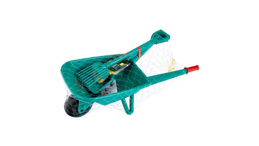 Theo Klein 2752 Bosch Gartenset mit Schubkarre | Maße: 70,5 cm x 34 cm x 33 cm | Spielzeug für Kinder ab 3 Jahren