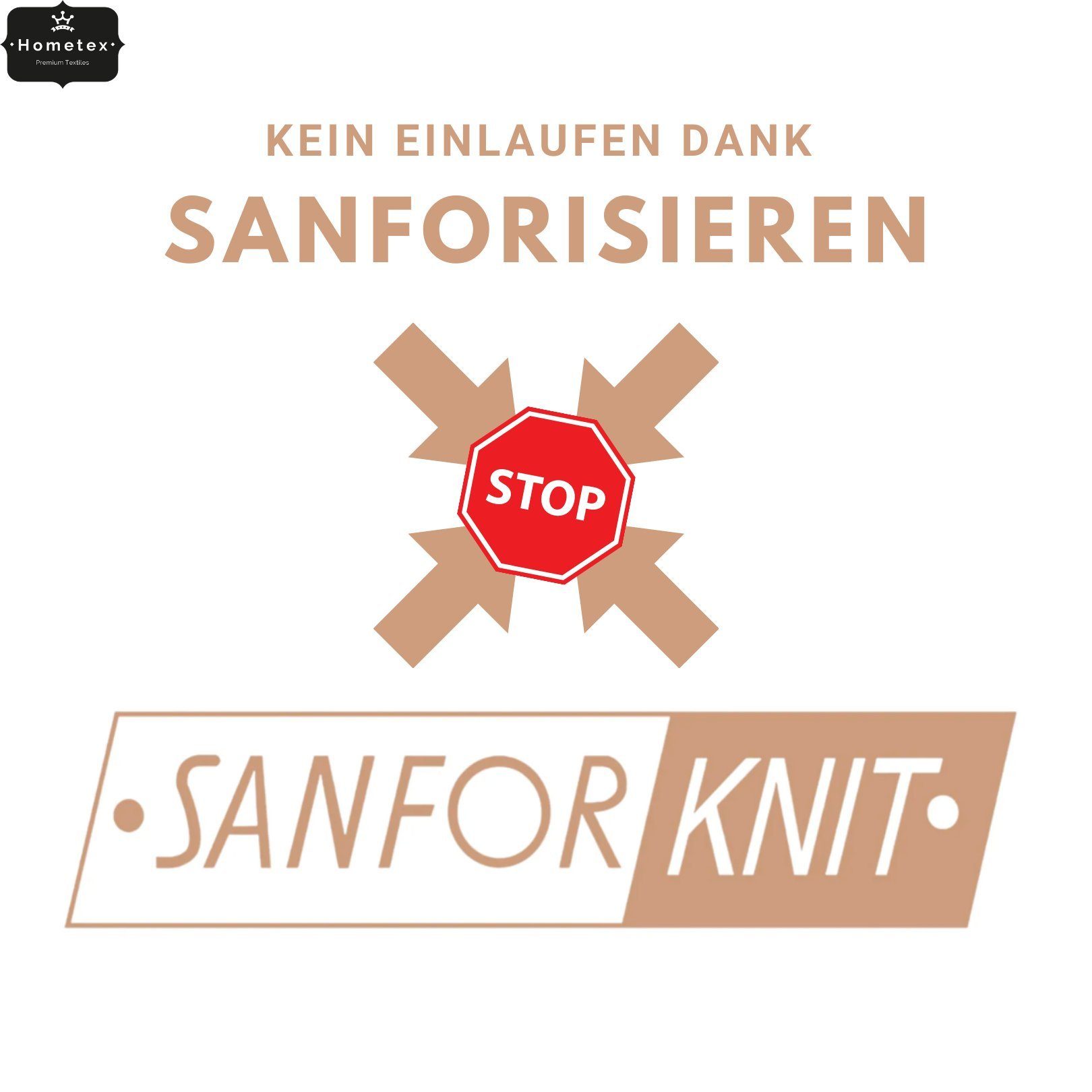 Spannbettlaken Premium Boxspringbett Spannbetttuch ideal für Wasserbett und Boxspringbett, Extra dicker Stoff mit Rundumgummizug, Hometex Premium Textiles, Jersey, Gummizug: Rundumgummizug, Boxspringbett Premium Qualität 190 g/m², Gekämmte Baumwolle