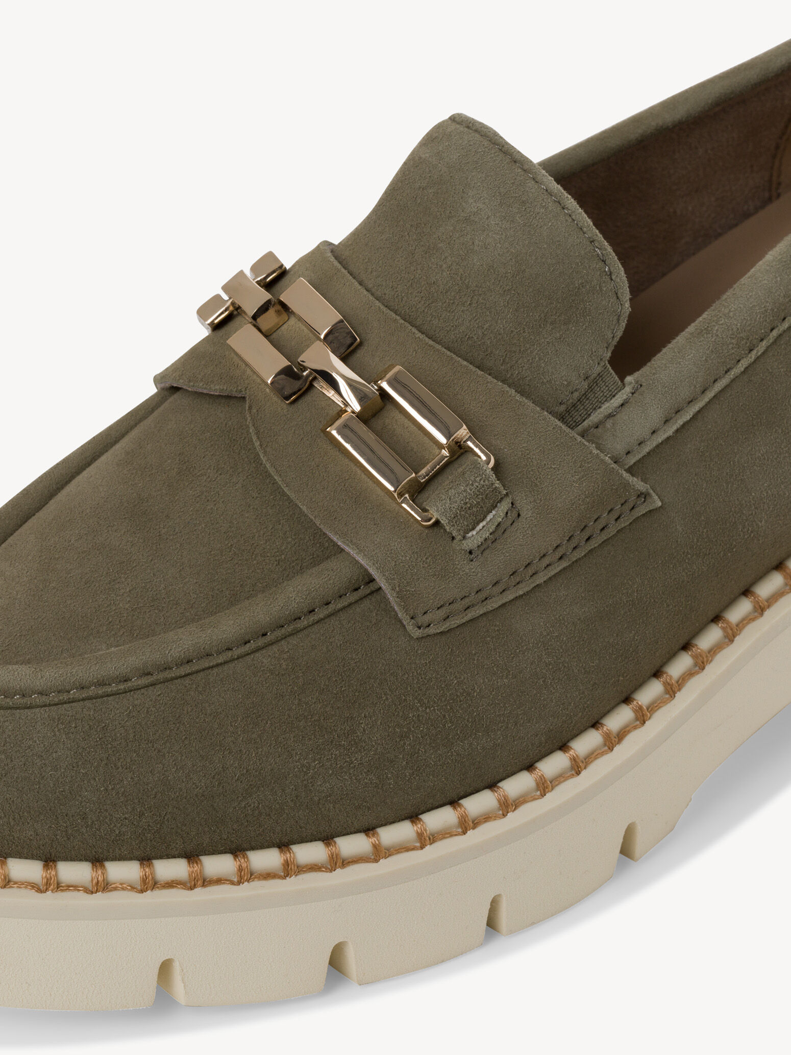 Slipper en cuir - vert