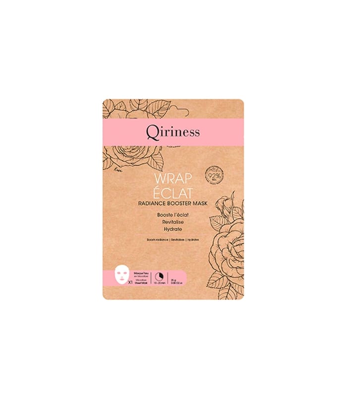 Qiriness-WRAP ÉCLAT-Masque Microfibre Éclat