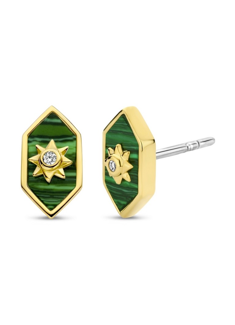TI SENTO - Milano Gold-plated Stud Earrings 7943MA_H