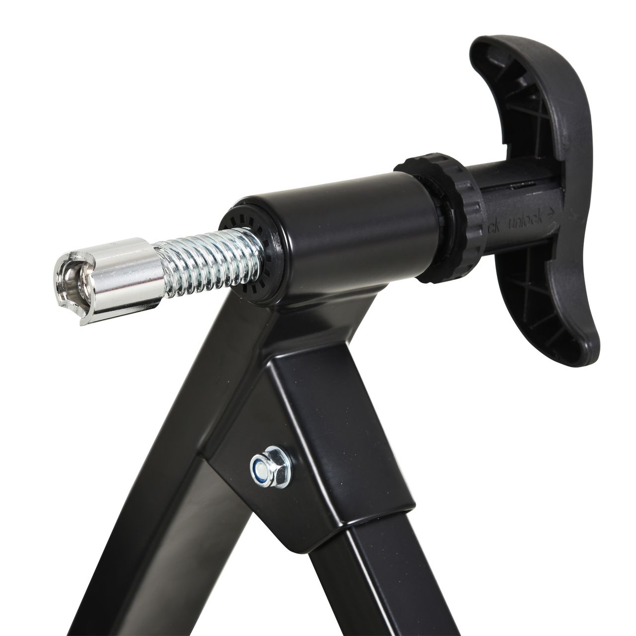 HOMCOM Rollentrainer Fahrradtrainer Indoor Fahrrad Heimtrainer klappbar 26
