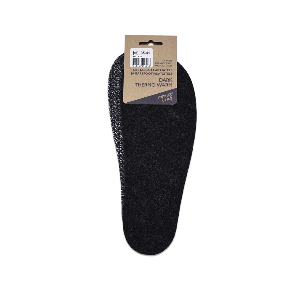 OmaKing Barefoot Dark Thermo Warm Innensohlen
