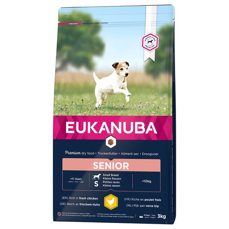 Eukanuba Caring Senior Small Breed Huhn